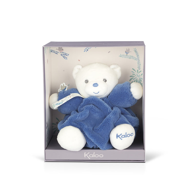 Kaloo - Chubby Ocean Bear - Soft Toy - Blue