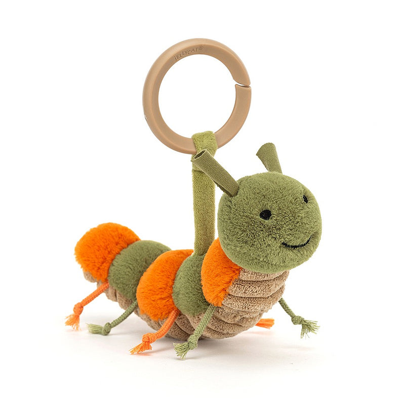 Jellycat - Little Christopher Caterpillar Rattle - Soft Toy