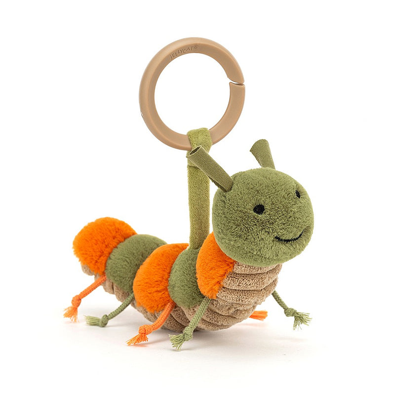 Jellycat - Little Christopher Caterpillar Rattle - Soft Toy