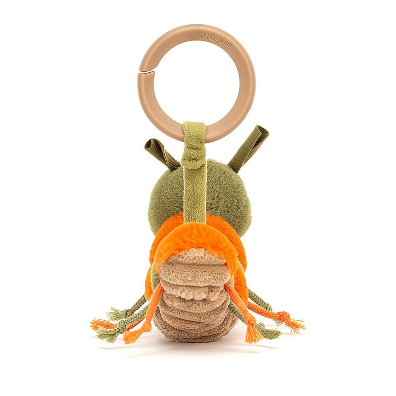 Jellycat - Little Christopher Caterpillar Rattle - Soft Toy