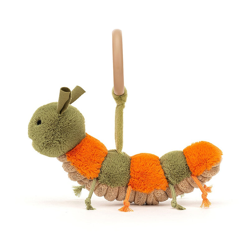Jellycat - Little Christopher Caterpillar Rattle - Soft Toy