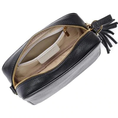 Elie Beaumont - Leather Crossbody Bag - Black